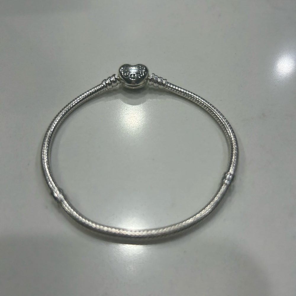 Pandora Silver Heart Charm Bracelet - Picture 2 of 5